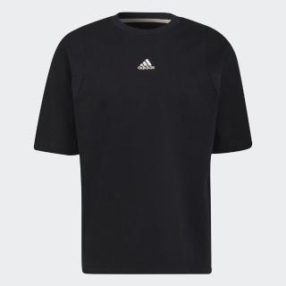 【adidas 愛迪達】運動上衣 男上衣 T恤 黑 M INTERNAL TEE(HB6599)