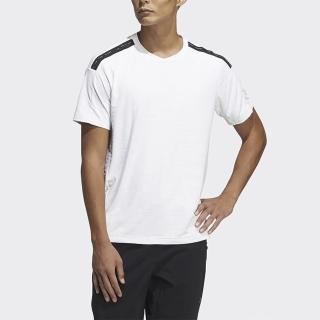 【adidas 愛迪達】上衣 男款 短袖上衣 運動 亞規 TH JAQ TEE 白 HE9942