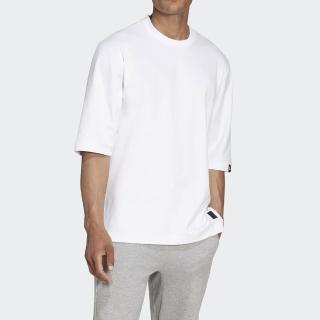 【adidas 愛迪達】上衣 男款 短袖上衣 運動 寬鬆 亞規 M Tee Loose 白 H42029