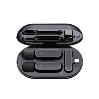 【Miuzic 沐音】Pure PE1全指向雙mic無線降噪麥克風(隨插即用/DPS降噪/錄音/直播/採訪收音/便攜好收納)