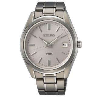 【SEIKO 精工】CS系列 鈦金屬 日系簡約腕錶(SUR369P1/6N52-00B0S)