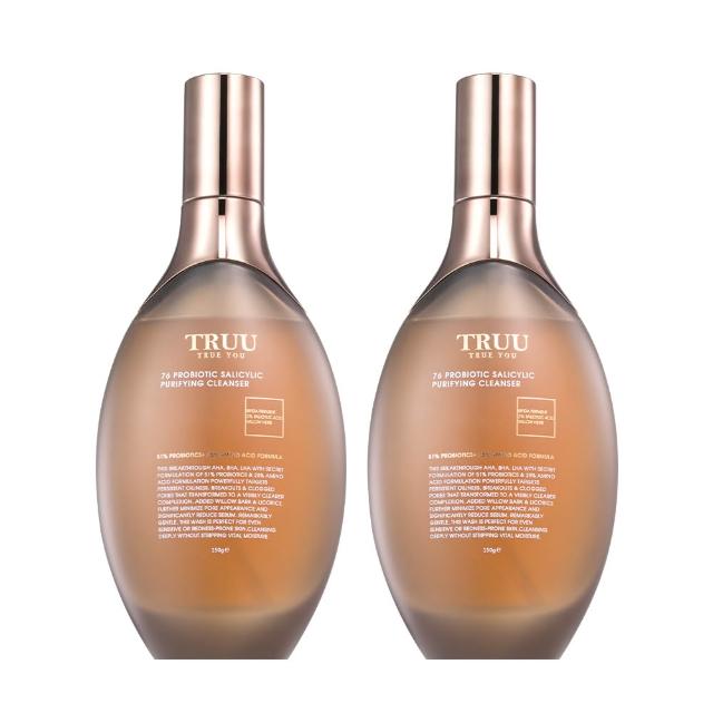 【TRUU 童】76酵母胺基酸淨膚潔顏露150g 兩入組(兩款任選)