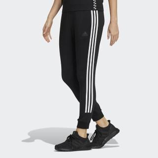 【adidas 愛迪達】長褲 女款 運動 休閒 慢跑 亞規 黑 HE9970