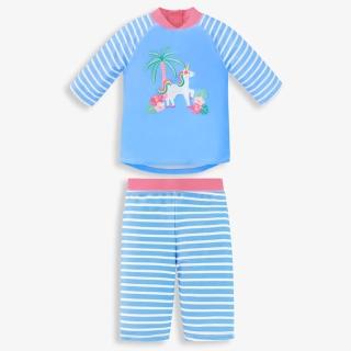 【JoJo Maman BeBe】嬰幼兒/兒童兩件式防曬泳裝_夢幻獨角獸(JJH2456)