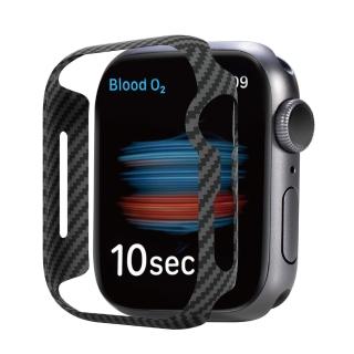 【PITAKA】Apple Watch S7 45mm 航太纖維錶殼(極度輕薄親膚無感)