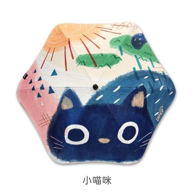 【LOHOY】童趣圓夢傘 兒童防戳圓角雨傘(兒童晴雨傘 圓角雨傘 防戳雨傘)
