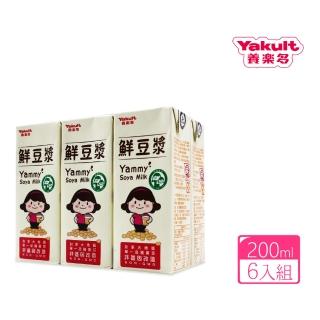 【Yakult 養樂多】鮮豆漿(200ml*6入/組)