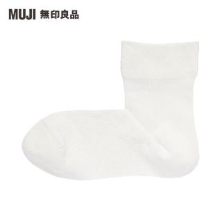 【MUJI 無印良品】女棉混足口寬鬆舒適輕薄直角短襪(共4色)