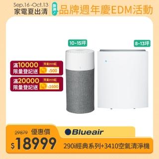 【Blueair】經典i系列290i+ BLUE 3410空氣清淨機組