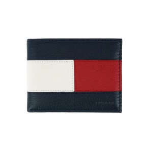【Tommy Hilfiger】Tommy Hilfiger 櫃上新款 男士皮夾 RFID 雙折錢包 短夾(Tommy Hilfiger經典款短夾)