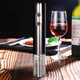 【吉米生活】專業級 電動 紅酒開瓶器 USB 快速充電 輕鬆開瓶(附贈 充電線x1 充電電池x4)