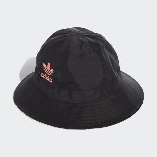 【adidas 愛迪達】漁夫帽 帽子 遮陽帽 運動帽 雙面 BUCKET HAT 黑白 HM4193