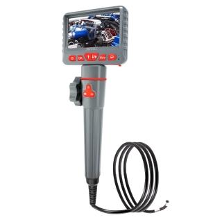 【精準科技】可轉向內視鏡 工業用相機 檢查鏡 360度內視鏡 汽修攝影機 維修內窺鏡(MET-VBA3602M 工仔人)