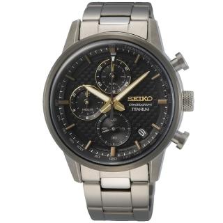 【SEIKO 精工】CS系列 鈦金屬 時尚計時腕錶(SSB391P1/8T67-00N0D)