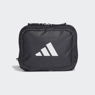 【adidas 愛迪達】斜背包 收納包 側背包 小包 運動包 FI ORG 黑 HB1329