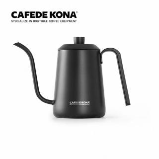 【CAFEDE KONA】Friday 手沖細口壺600ml-黑(全304不鏽鋼材質)