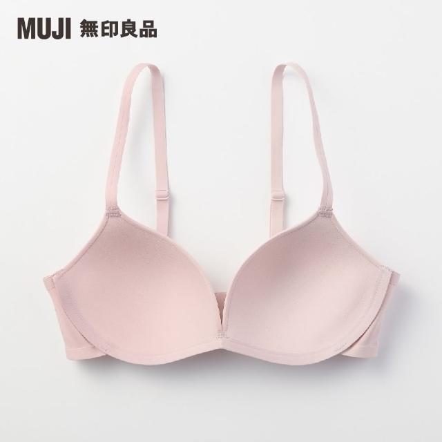 【MUJI 無印良品】女聚酯纖維混彈性舒適觸感胸罩(共4色)