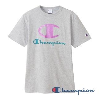 【Champion】Basic 經典Logo短Tee-灰色