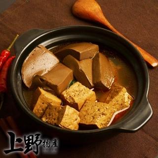 【上野物產】雞心椒麻辣鴨血豆腐 x18包(450g±10%/固形物重200g/包)