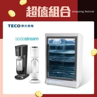 【TECO 東元】85L紫外線四層烘碗機YE2506CB(Sodastream氣泡水機組)