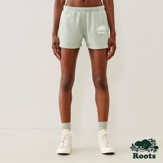 【Roots】Roots 女裝- 經典休閒短褲(灰綠色)