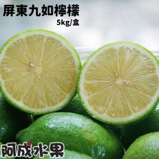 【阿成水果】屏東九如檸檬(5kg/件)