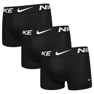 【NIKE 耐吉】Dri-FIT Essential Micro 速乾貼身平口褲/四角褲 NIKE內褲(黑色 三入組)