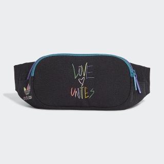 【adidas 愛迪達】WAIST BAG 斜背包 小腰包 黑色(HL1710)