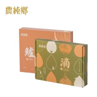 【農純鄉】常溫黑蒜蛤蜊滴雞精6入禮盒+燕窩鱸魚精6入禮盒