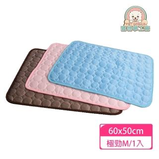 【寵物夢工廠】極勁涼感透氣冰絲墊M號(寵物冰絲墊狗墊 貓墊 夏天涼墊 散熱 降溫 涼感墊)