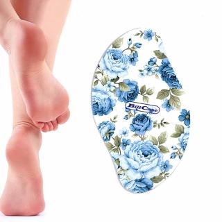 【Bill Case】第三代 青花瓷精緻天然系 強化奈米玻璃 美足去角質銼刀(天然物裡性 乾濕二用 美足磨厚皮)