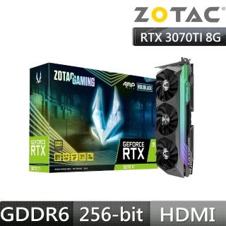 【ZOTAC 索泰】GAMING RTX 3070TI  AMP HOLO 顯示卡+華碩雪原豹大鼠墊