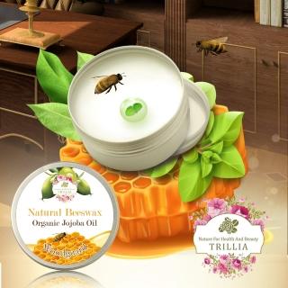 【Trillia】天然蜂蠟護木油推薦 木頭美容保養-固態保護蠟(70gx2)