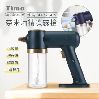 【Timo】蜂鳥奈米級霧化 藍光酒精噴霧槍500ML