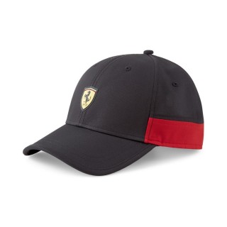 【PUMA】PUMA 休閒帽 Ferrari系列 棒球帽 中 黑紅(02372102)