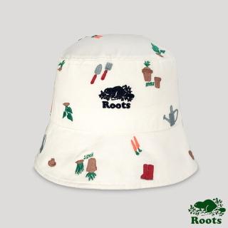 【Roots】Roots 配件- 回歸根源系列 花園印花漁夫帽(白色)