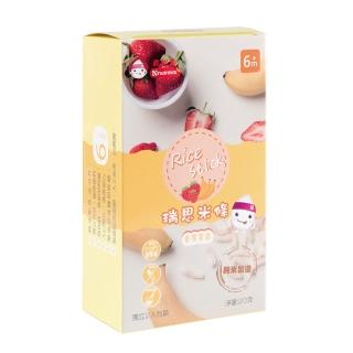 【Nnutrinini脆妮妮】瑞思米條-香蕉草莓 20g/盒(寶寶米棒)