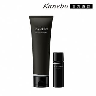 【Kanebo 佳麗寶】KANEBO 清爽亮顏泥膜皂限定組(泥膜皂 130g+卸妝油 30mL_大K)