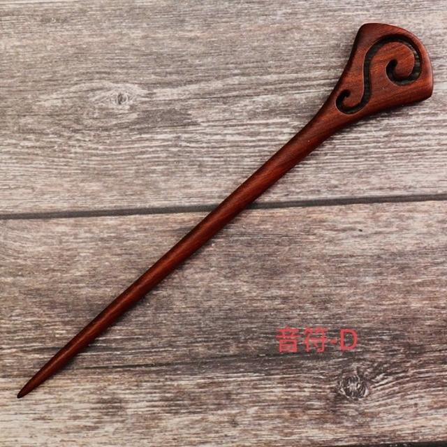 【SKIP 四季織】古典風紅檀木髮簪(贈收納袋)(古典風紅檀木髮簪)