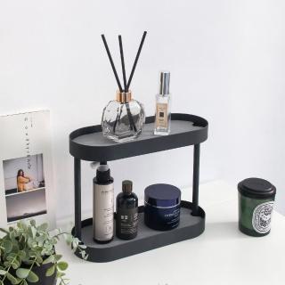 【LIGFE 立格扉】雙層珪藻土置物收納盤(台灣製造/廚房衛浴桌面收納)