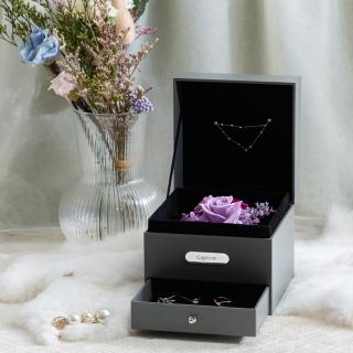 【Flower Plus】Capricorn 摩羯座 雙層永生花星座禮盒(永生花)