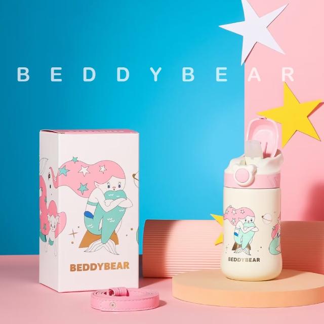【BEDDY BEAR 杯具熊】童夢系列保溫鴨嘴學習杯  316不鏽鋼保溫杯 兒童水壺 吸管杯  380ml(鴨嘴杯  保溫瓶)