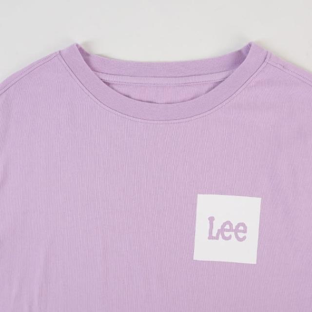 【Lee】出清品-女裝 短袖T恤 / 胸前方框 小LOGO 共2色 Boyfriend版型(LL220236427 / LL220236K14)