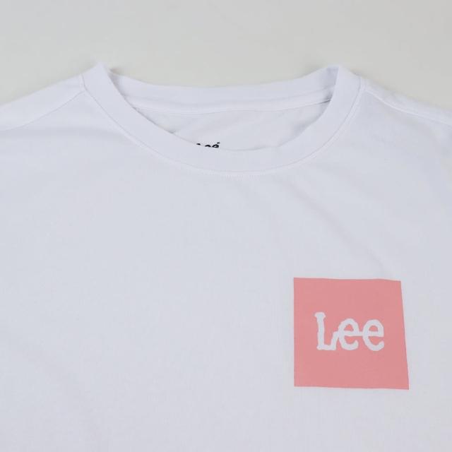 【Lee】出清品-女裝 短袖T恤 / 胸前方框 小LOGO 共2色 Boyfriend版型(LL220236427 / LL220236K14)