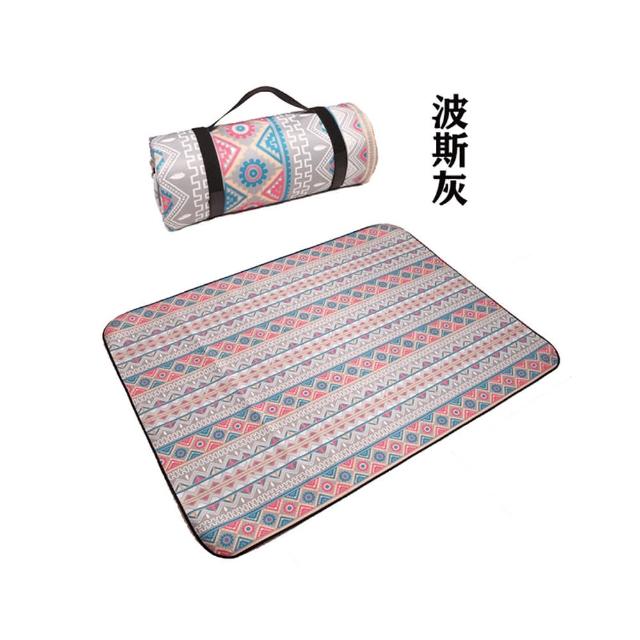 【Mega】波希米亞民族風防水露營野餐墊 露營墊 150X150cm(野餐布 地墊 沙灘墊)