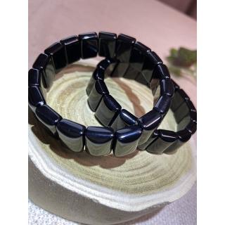 【Cocozy世界水晶原礦】彩曜石手排 14mm(防小人 招貴人)