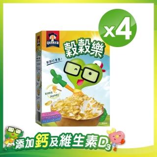 【QUAKER 桂格】穀穀樂原味玉米脆片170g×4盒