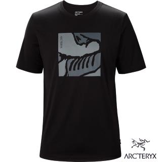 【Arcteryx 始祖鳥】男 LOGO 短袖 休閒 Tee(黑)