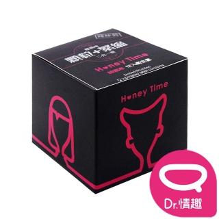 【Dr. 情趣】哈妮來｜顆粒＋緊縮型二合一保險套 12入/盒(辣妹套奢華風)