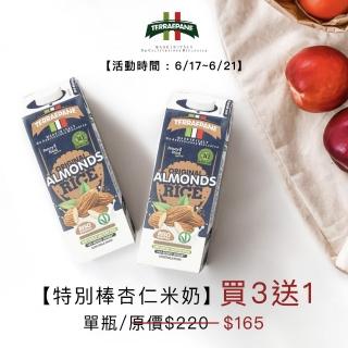【TERRAEPANE特別棒】經典系列無加糖杏仁米奶 1000ml/瓶*4入